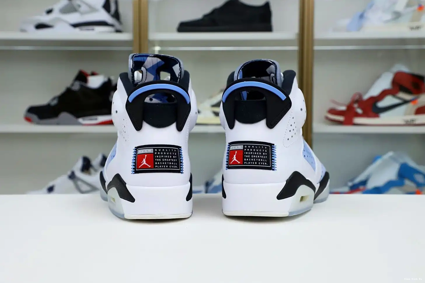 HOME' JORDAN 6 Kimikick AIR RETRO 'UNC 0520